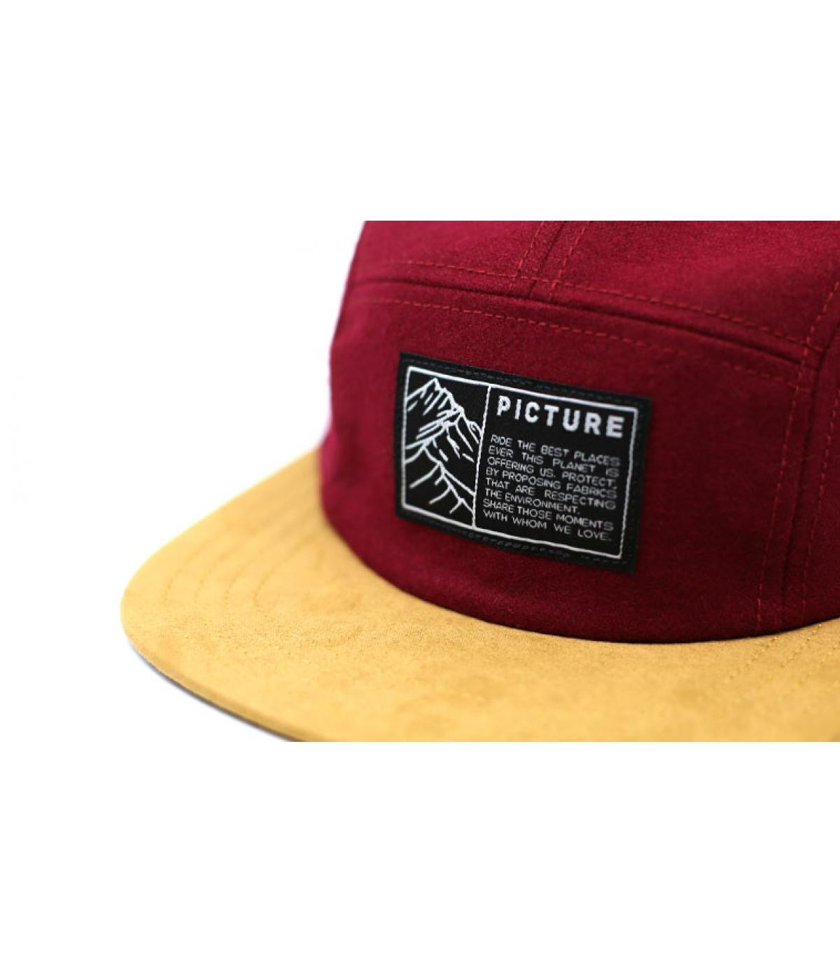 five panel Picture bordeaux